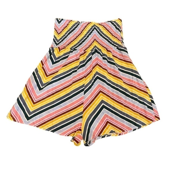 COTTON ON Multicolored Romper/Shorts, Pockets, Stripes, Summer, Vacation, Sz XL - Picture 1 of 14